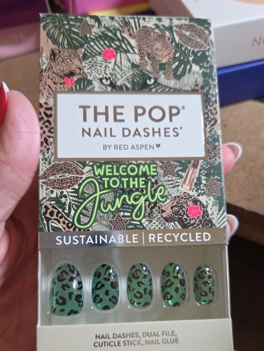 The Pop Nail Dashes by Red Aspen  Green Leopard Press-On Winona's wildest dreams